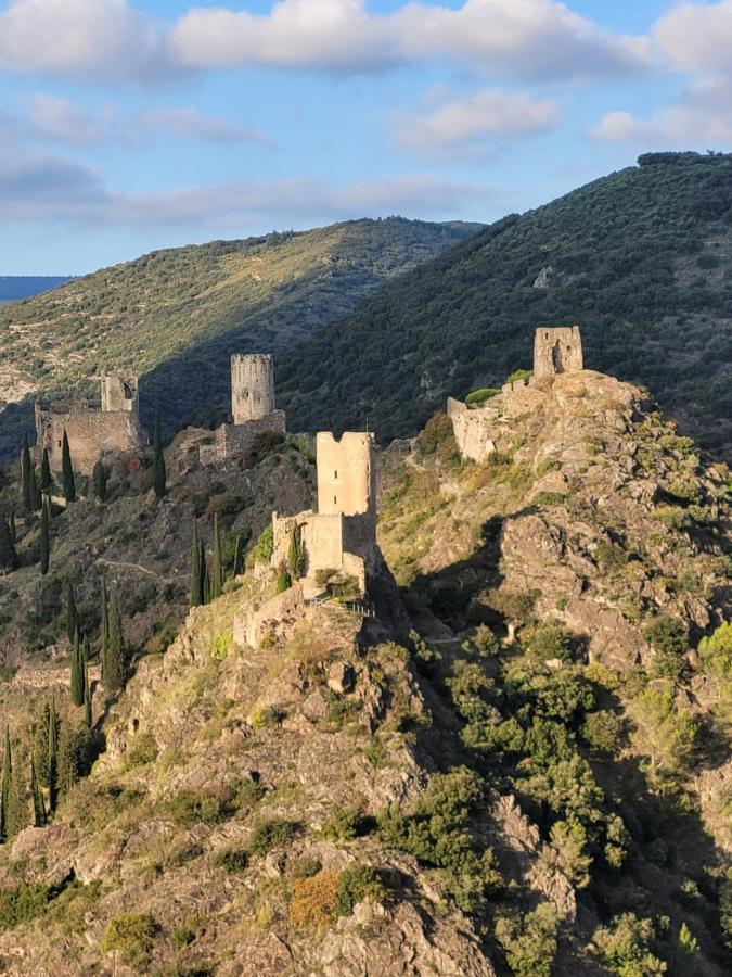 3 Star Surdespine Historic 4 Chateaux Lastours Air Conditioned Exterior foto