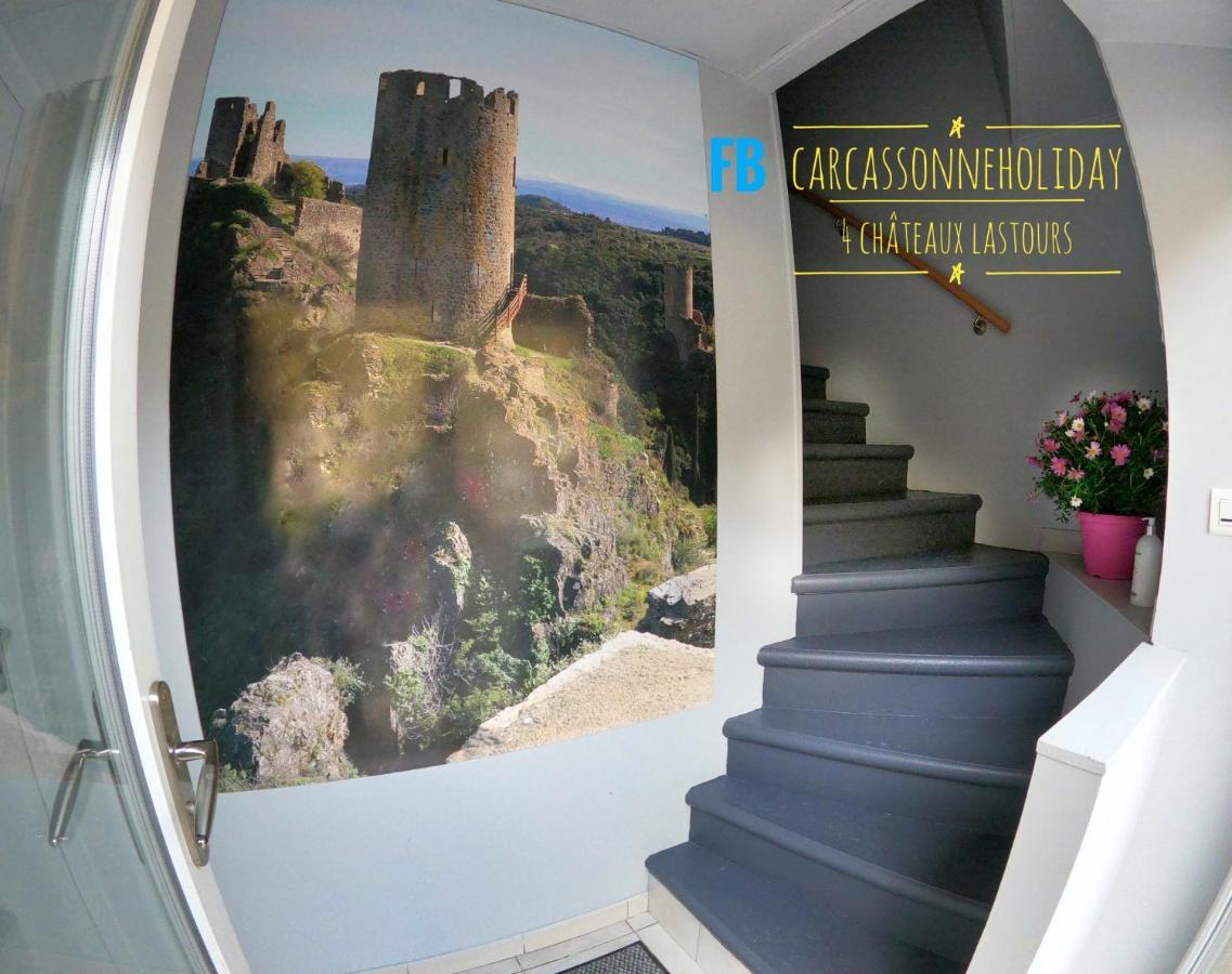 3 Star Surdespine Historic 4 Chateaux Lastours Air Conditioned Exterior foto